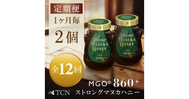 【ふるさと納税】【毎月定期便】ストロングマヌカハニー【MGO860+】500g×2個　全12回【配送不可地域：離島】【4050135】