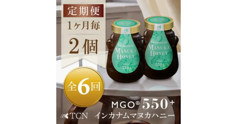 【ふるさと納税】【毎月定期便】インカナム マヌカハニー【MGO550+】500g×2個　全6回【配送不可地域：離島】【4050139】