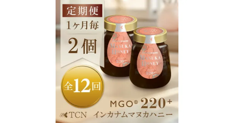 【ふるさと納税】【毎月定期便】インカナム マヌカハニー【MGO220+】250g×2個　全12回【配送不可地域：離島】【4050145】