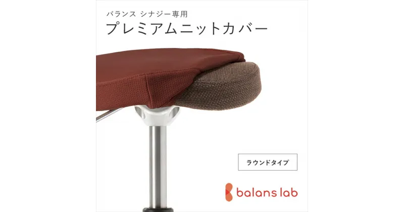 【ふるさと納税】バランスシナジー専用プレミアムニットカバー（ダークブラウン）ラウンドシート用 はっ水加工【 バランスイージー カバー 大阪府 門真市 】