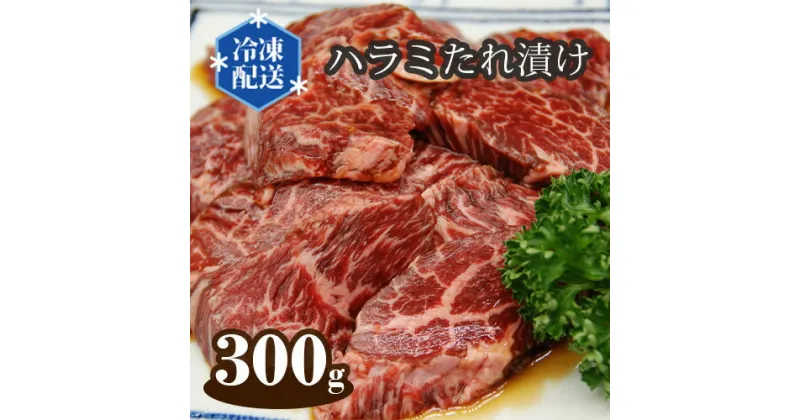 【ふるさと納税】No.145 ハラミたれ漬け　約300g ／ 牛肉 はらみ 特製ダレ 真空パック 送料無料 大阪府