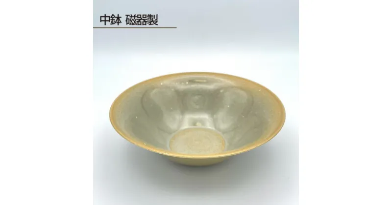 【ふるさと納税】No.195 中鉢 磁器製 ／ 食器 鋳込技法 手作り 送料無料 大阪府