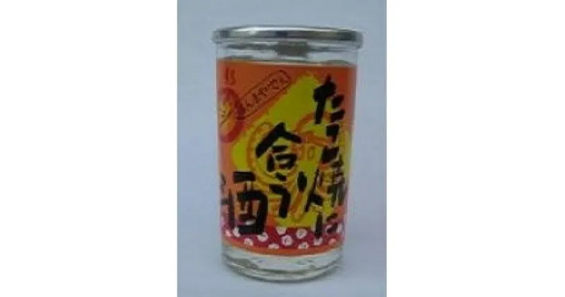 【ふるさと納税】 日本酒 カップ酒 たこ焼きに合う酒 20缶セット ｜ 酒 お酒 地酒 浪花酒造 浪花正宗 カップ 熱燗 酒蔵 お土産 大阪みやげ 送料無料 大阪府 阪南市