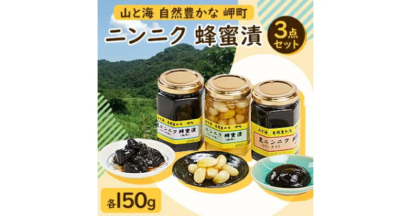 【ふるさと納税】山と海 自然豊かな 岬町 3点セット(1、2、4) にんにく加工食品【1256187】