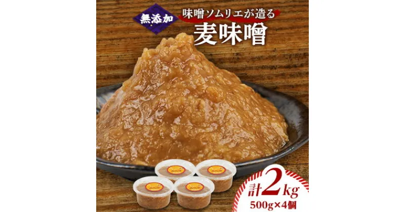 【ふるさと納税】味噌ソムリエが造る姫工房の麦味噌【1267628】