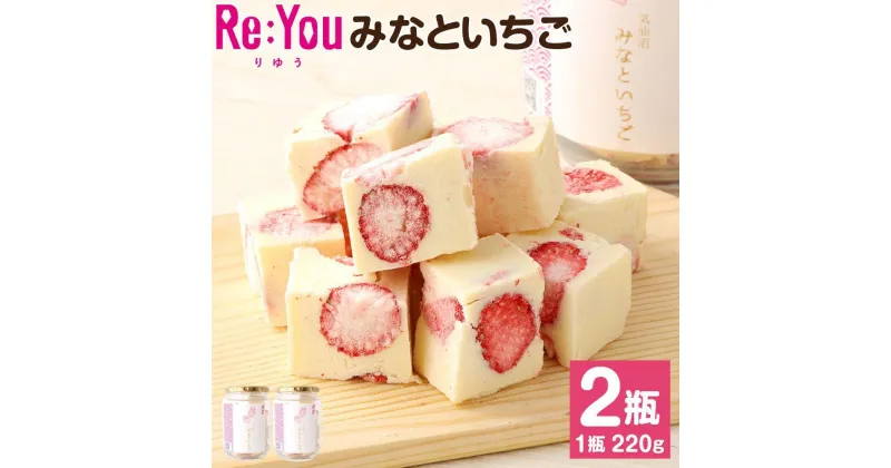 【ふるさと納税】ふぞろいごろごろ 「Re:Youみなといちご」（220g入りチョコレート×2）