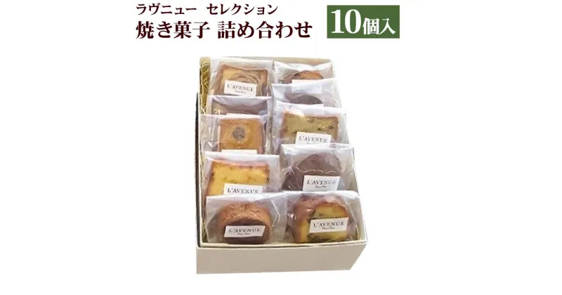 【ふるさと納税】【L’AVENUE】 ラヴニュー セレクション 焼き菓子詰め合わせ10個入り 　L’AVENUE SELECTION 10PIECES