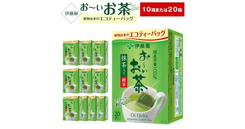 【ふるさと納税】お～いお茶エコティーバッグ緑茶