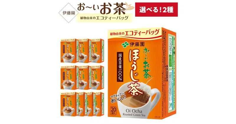 【ふるさと納税】お～いお茶エコティーバッグほうじ茶