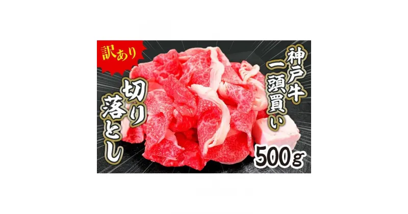 【ふるさと納税】一頭買い 神戸牛 訳あり 切り落とし500g（500g×1パック） 神戸キングミート | 肉 お肉 にく 食品 兵庫県産 人気 おすすめ 送料無料 ギフト