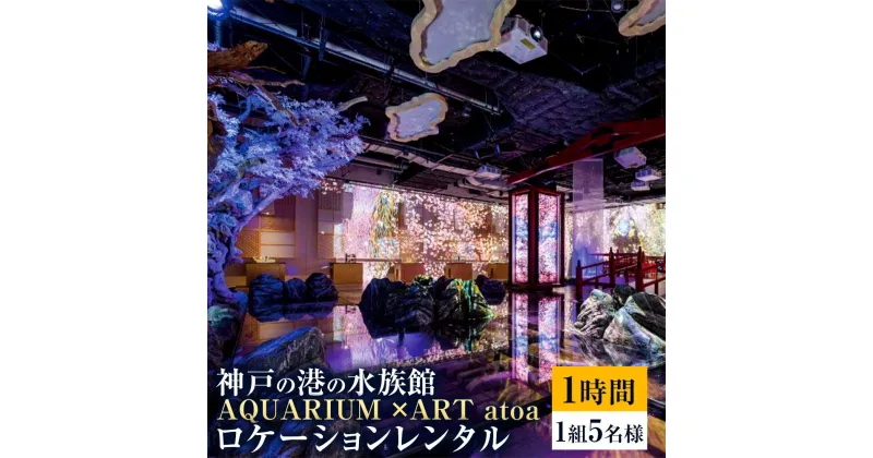 【ふるさと納税】神戸の港の水族館　AQUARIUM ×ART atoa　ロケーションレンタル＜1時間＞1組5名様