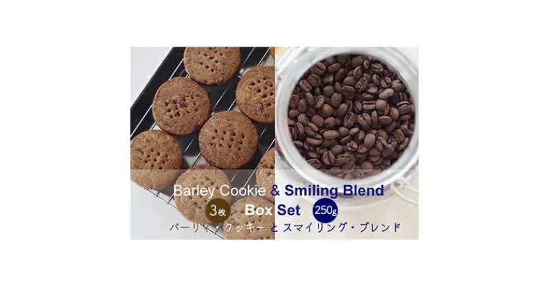 【ふるさと納税】バーリィ・チョコクッキー & スマイリング・ブレンド　BOXセット　 コーヒー豆 焼菓子 スイーツ コーヒーとスイーツセット 酸味がない コーヒーブレイク