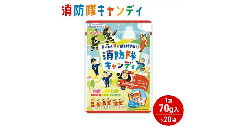 【ふるさと納税】消防隊キャンディ [ 飴 キャンンデー フルーツ アソート 果汁 キャンディー 業務用 大容量 大量 ]　姫路市