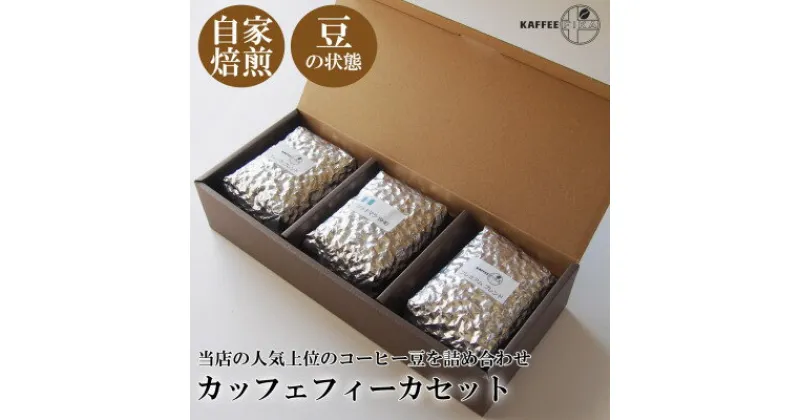 【ふるさと納税】【KAFFEE　FIKA焙煎】カッフェフィーカコーヒー豆セット 200g×3パック〈豆のまま〉【1363557】