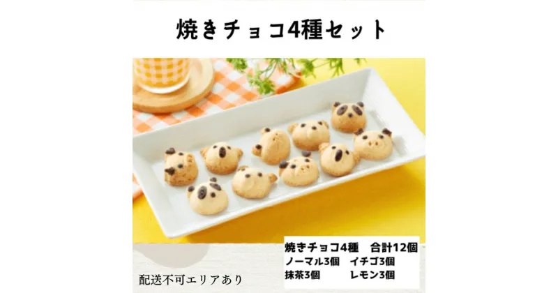 【ふるさと納税】焼きチョコ 4種セット[ スイーツ 洋菓子 焼菓子 チョコレート ショコラ 支援 社会貢献 グルテンフリー ]　 おやつ さっくり食感 ベイクドチョコ 小麦粉不使用