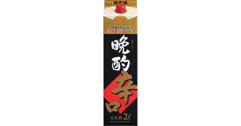 【ふるさと納税】日本盛　晩酌辛口2L×6本(1ケース)【1248870】