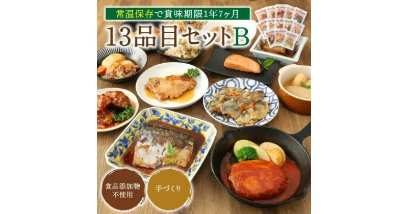 【ふるさと納税】【常温お惣菜】uchipac レトルトおかず 13品目セット B【1362577】