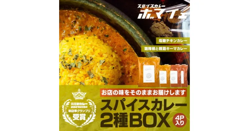 【ふるさと納税】スパイスカレー2種BOX【配送不可地域：離島】【1367023】