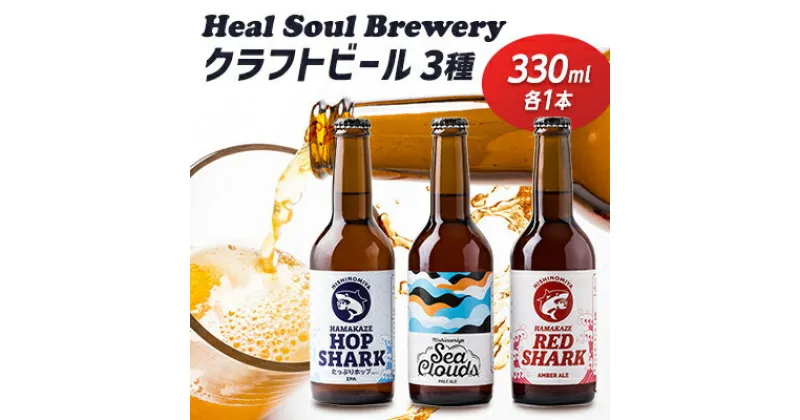 【ふるさと納税】西宮発!Heal Soul Breweryのクラフトビール　アソート3本セット【配送不可地域：離島】【1461955】