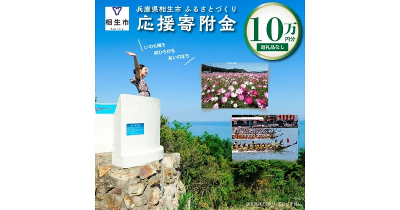 【ふるさと納税】【返礼品なし】兵庫県相生市への寄付（100,000円分） | 返礼品 人気 おすすめ 送料無料