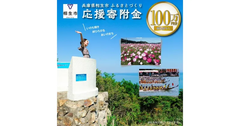 【ふるさと納税】【返礼品なし】兵庫県相生市への寄付（1,000,000円分） | 返礼品 人気 おすすめ 送料無料