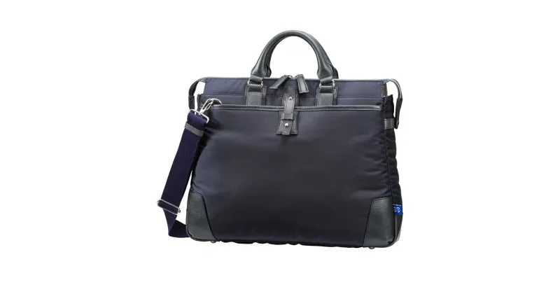 【ふるさと納税】豊岡鞄 For the Blue Soft Briefcase Dブルー / ブリーフケース A4 ビジネス ショルダーバッグ 2way レディース メンズ バッグ