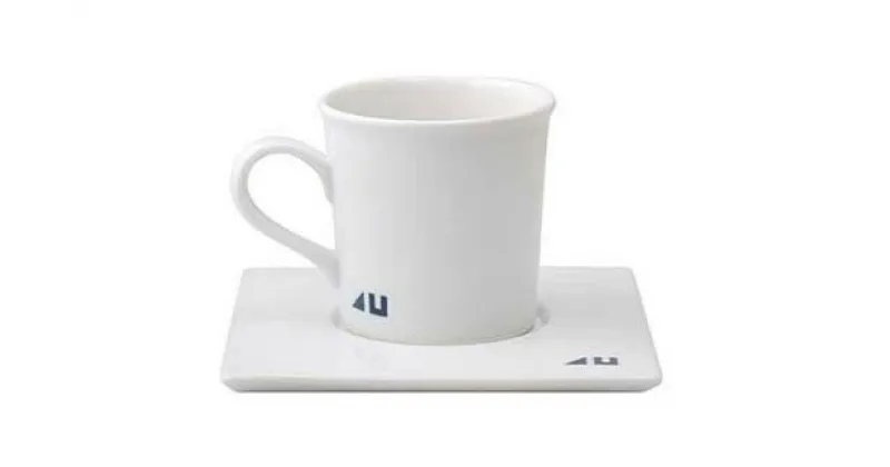 【ふるさと納税】4U　コーヒーカップ＋ソーサー　51-0413　カップ ティーカップ 出石焼 芸術的嗜好品 陶石