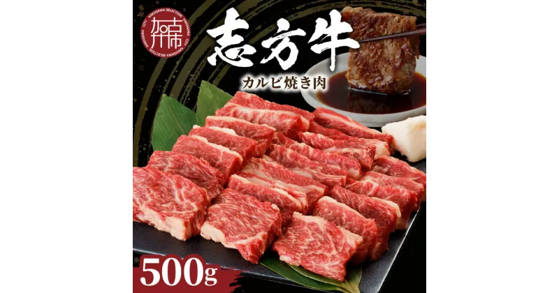 【ふるさと納税】【レビューキャンペーン】★選べる配送月★志方牛カルビ焼肉(500g)《 牛肉 牛 和牛 国産 焼肉 おすすめ カルビ 赤身 美味しい バーベキュー 志方牛 送料無料 お取り寄せ 選べる 選べる配送月 選べる発送月 贈答用 ギフト プレゼント 贈り物 》