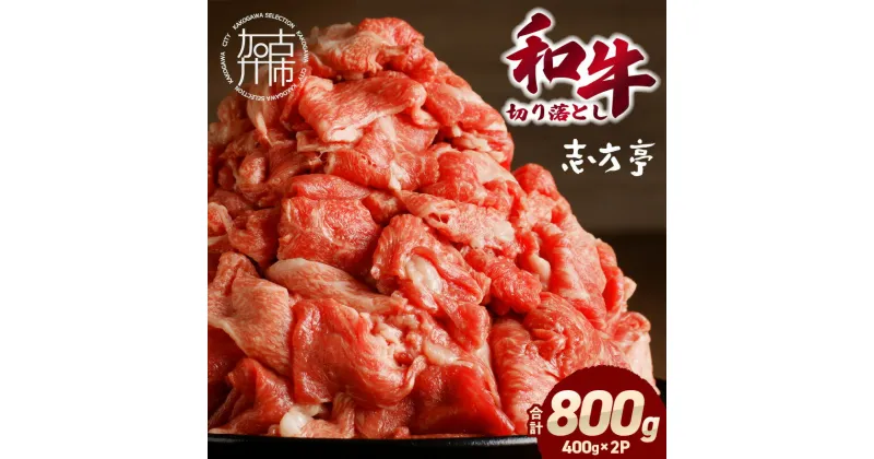 【ふるさと納税】【レビューキャンペーン】「和牛」切り落とし(400g×2パック)〈 和牛 切り落とし 800g 志方亭 焼肉 肉 牛肉 和牛 小分け 冷凍 国産 送料無料 贈答用 美味しい お得 お取り寄せ 贈答用 贈り物 肉 ギフト プレゼント おすすめ 〉