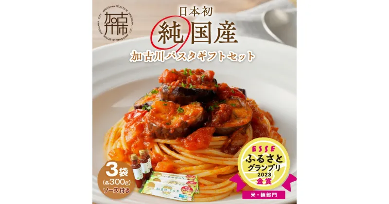 【ふるさと納税】加古川パスタギフトセット《 パスタ 乾麺 国産小麦 国産 ギフトセット 詰め合わせ プレゼント 贈り物 スパゲッティ パスタソース ナポリタン ピザソース アレンジ 保存食 麺 加古川市 送料無料 ギフト 贈答用 八幡営農 オーマイ お歳暮 御歳暮 》