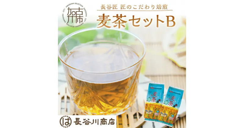 【ふるさと納税】長谷匠 匠のこだわり焙煎 麦茶セットB 《 ティーパック ノンカフェイン 焙煎 大麦 送料無料 お取り寄せ ふるさと納税 お取り寄せ ふるさと納税 麦茶 ふるさと納税 お茶 ふるさと納税 茶 》